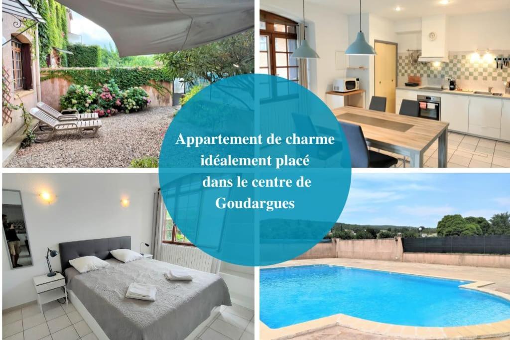 Ferienwohnung Le Petit Goudarguais Goudargues Exterior foto